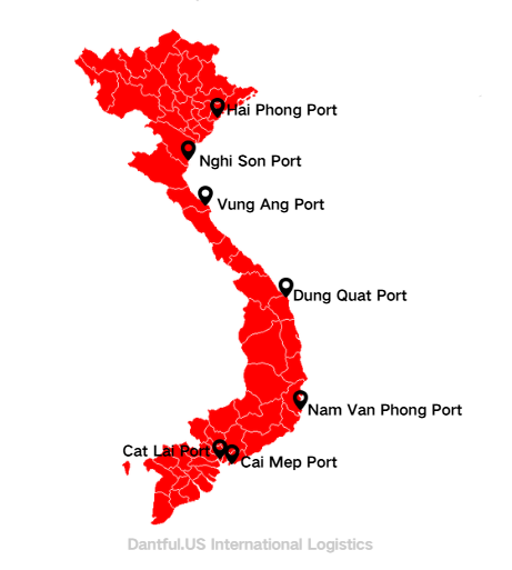 Major port in Vietnam Major port in Vietnam