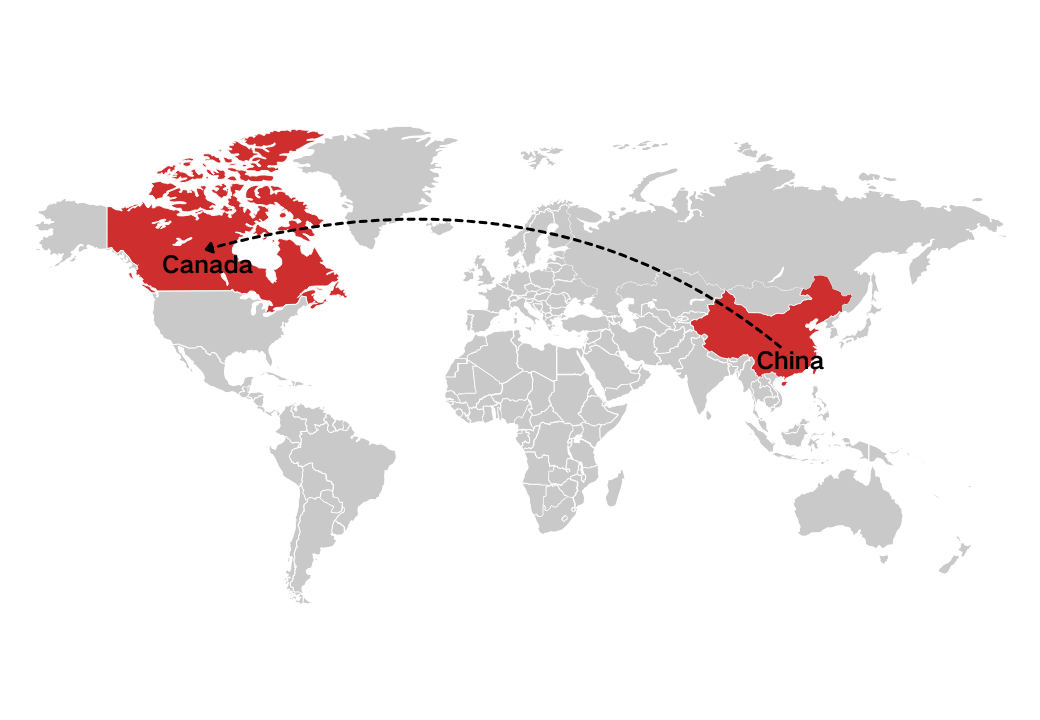 Shipping from China to Canada Shipping from China to Canada