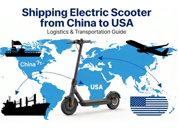 Shipping electric scooter from China to USA